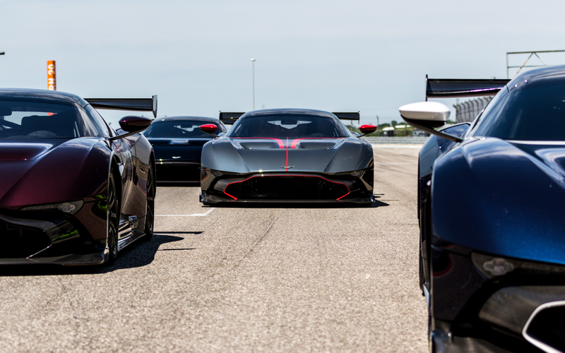 Illustration for article titled Behold The Unfathomably Gorgeous Spectacle Of An Aston Martin Vulcan Track Day